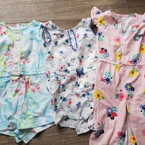 Girl 9 month Carters Outfit Bundle